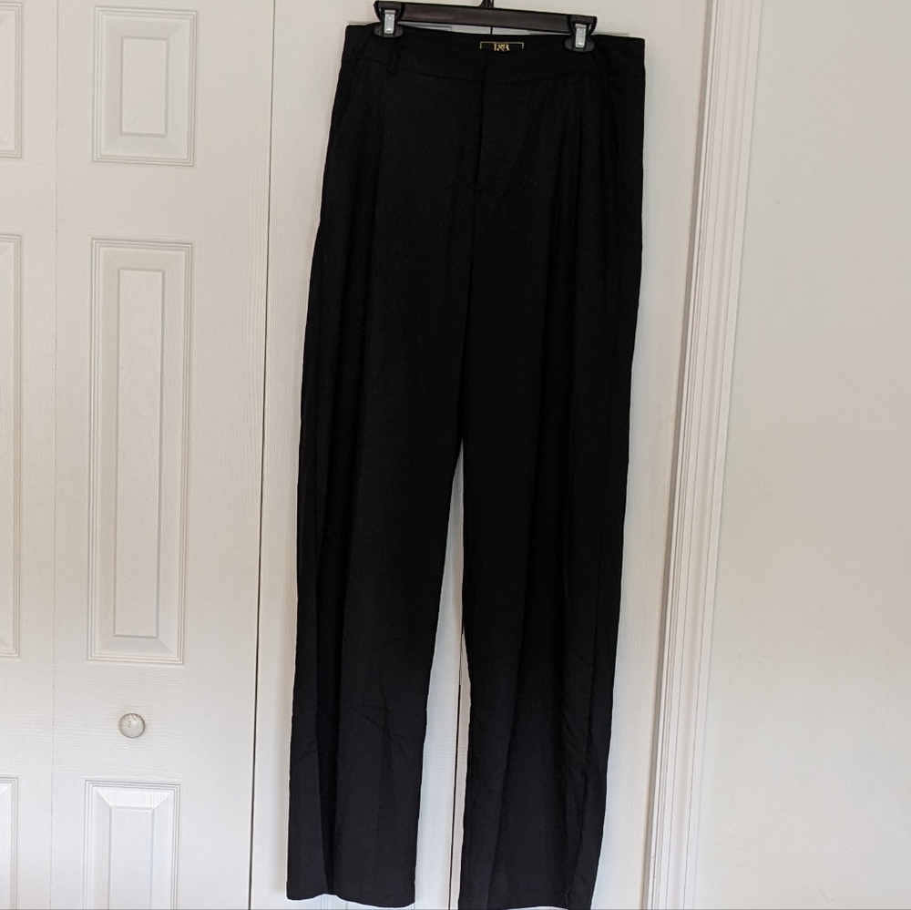 Lucky & Blessed black pants, high waisted wide leg trousers, size 3x